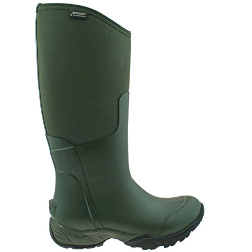 Ladies Essential Tall Solid Olive Insulated Warm Wellies Boot 78583 303-UK 5 (EU 38)