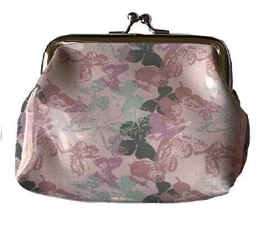 Ladies Fashion Purse with Clasp Clip in Patent Finish Rose Pink Ladies Fashion Purse with Clasp Clip in Patent Finish Rose Pink
