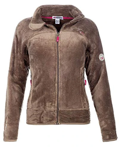 Ladies Fleece Jacket Upaline Taupe XXL