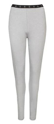 Ladies Fleece Lined Long Johns Womens Thermal Bottoms Base Layer (UK, Alpha, S, Regular, Regular, Silver)