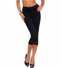 Ladies Leggings Women Lace Cropped Leggings Women UK Three Quarter High Waisted Leggings Women UK Elasticated Waist Casual Wear Gym and Yoga Lightweight Leggings Black PLUS SIZE Ladies Leggings Women Lace Cropped Leggings Women UK Three Quarter High Waisted Leggings Women UK Elasticated Waist Casual Wear Gym and Yoga Lightweight Leggings Black PLUS SIZE