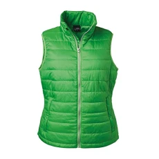 - Ladie's Light, Padded Quilted Vest (S, Green)