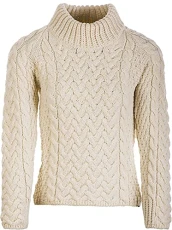 - Ladies Merino Wool Arrington Jumper - Pearl - X-Small (UK6-8)