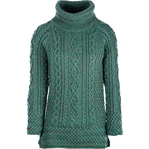 Ladies Merino Wool Whitemore Jumper - Sage Green - Small (UK8-10)