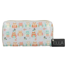 Ladies Own Print Zip Around Purse 73112 Grey Ladies Own Print Zip Around Purse 73112 Grey