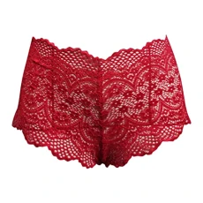 Ladies Sexy Water Soluble Lace Seamless Half Pack Hip Mid Waist Low Waist White Cotton Crotch Briefs Women Briefs Underwear