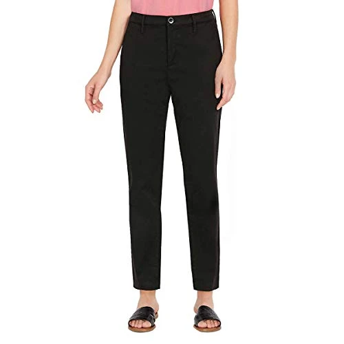 Ladies' Stretch Ankle Pant (Black, 6/28)