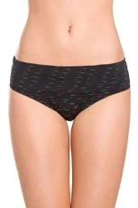 Ladies Striped Panties Womens Briefs Knickers Lingerie Underwear M-2XL FG6019 Black