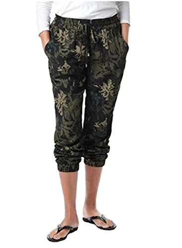 Ladies Super Flattering Tara Soft Pant (Small, Floral Camo)