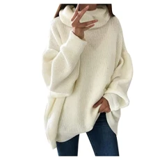 Ladies Sweaters Ladies Jumpers Size 20 Women's Jumpers Jumpers for Women Amazing Long Sleeve Plus Size Crew Neck Knitwear Jumper Women Cardigans Knitted Graphic Jumpers Todays Offers Special Deals