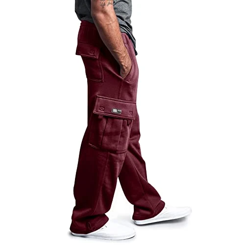 Ladies Sweatpants red Joggers Mens Mens Jogging Bottoms Straight Leg White Trouser Pants with Zipper Pockets Men Straight fit Jeans for Men UK Size Xmas Gift