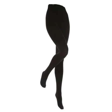 Ladies Thermal Brushed Inner Tights Black (as8, Alpha, s, Regular, Regular)