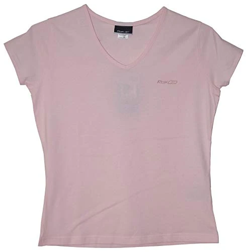 Ladies' V-Neck T-Shirt Pink - M/38