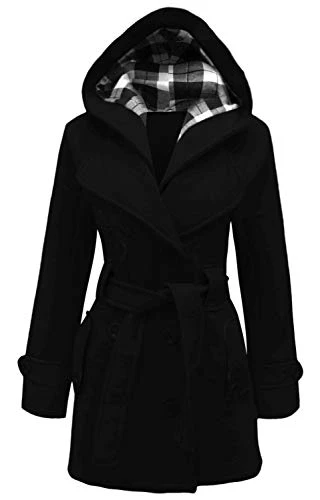 Ladies Winter Coat Black Size 12