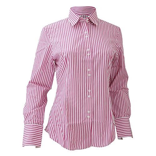 Ladies/Womens Campania Long Sleeve Blouse (UK 20) (Black / White Stripe)