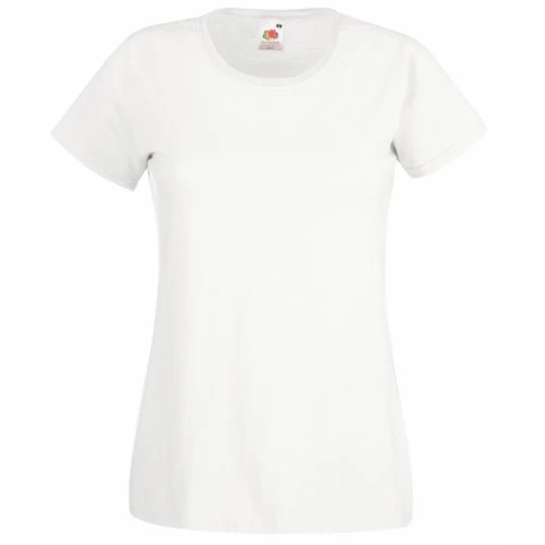 Ladies/Womens Lady-Fit Valueweight Short Sleeve T-Shirt (XS) (White)