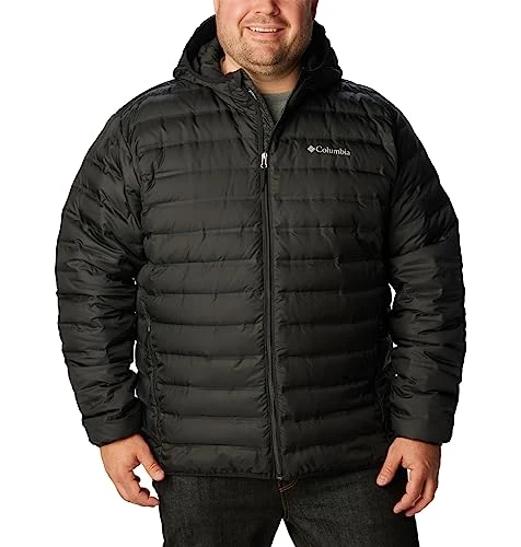 Lake 22 Down Hooded Jacket Men's Hooded Puffer Down Jacket, Black, M