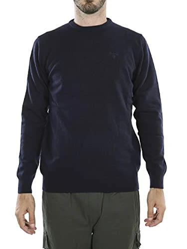 Lambswool Crew Neck Knit Medium NAVY