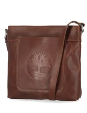 Large Leather Crossbody Purse Shoulder Bag, Cognac