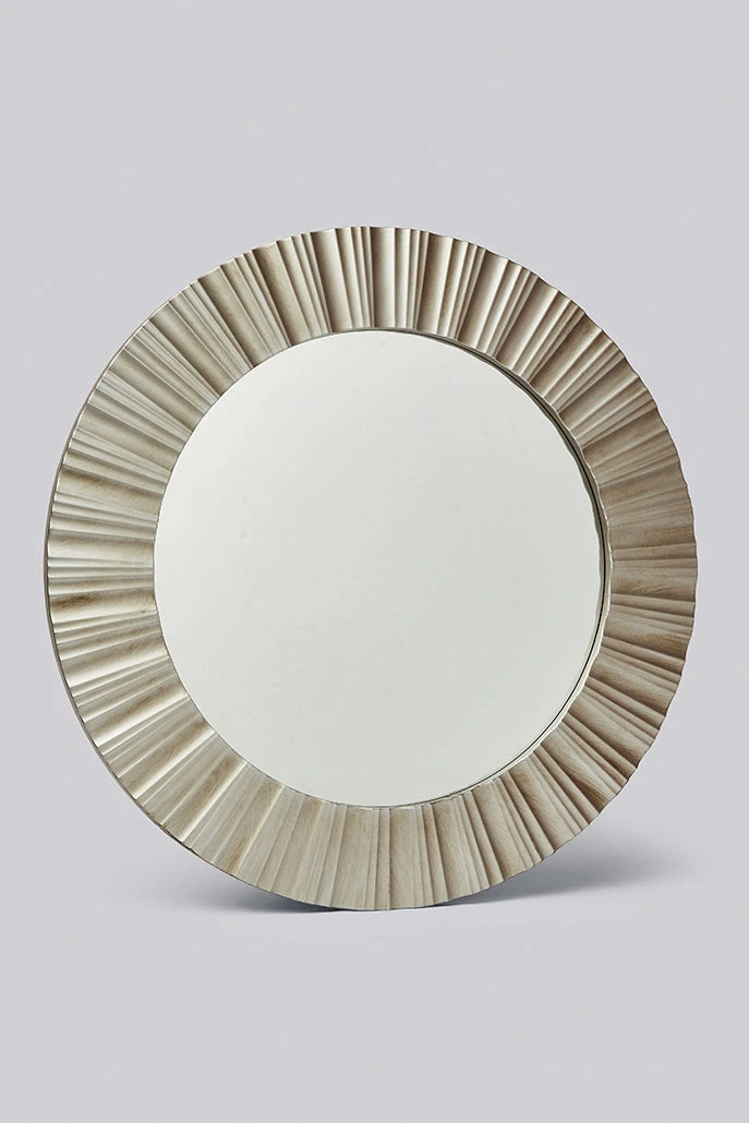 Large Silver Rib Framed Mirror - 








  

  

  

  

  
    
    


   Silver

