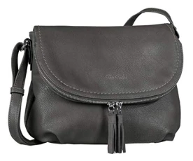 Lari Women's Shoulder Bag Crossbody Bag Medium, gray, 26,5x5x21, 003171 Lari Women's Shoulder Bag Crossbody Bag Medium, gray, 26,5x5x21, 003171