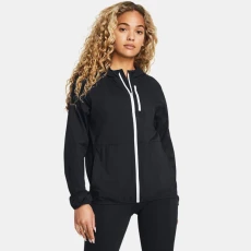 Launch Lightweight Womens Jacket Black / White / White