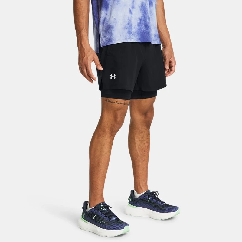 Launch Mens in " Shorts Black / Black / Reflective