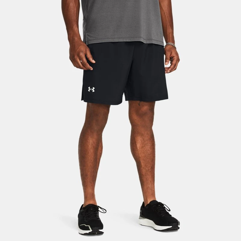 Launch Mens " Shorts Black / White / Reflective