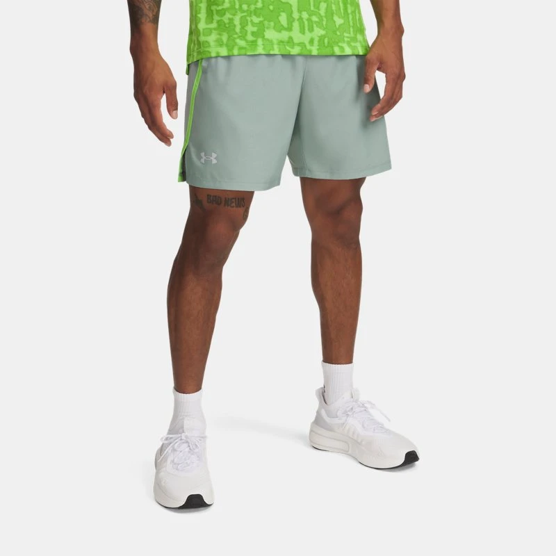 Launch Mens " Shorts Silica Green / Cyber Green / Reflective