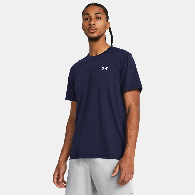 Launch Mens Short Sleeve Midnight Navy / Reflective Blue