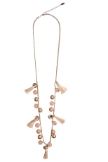Laura Tassel Rose Gold Necklace