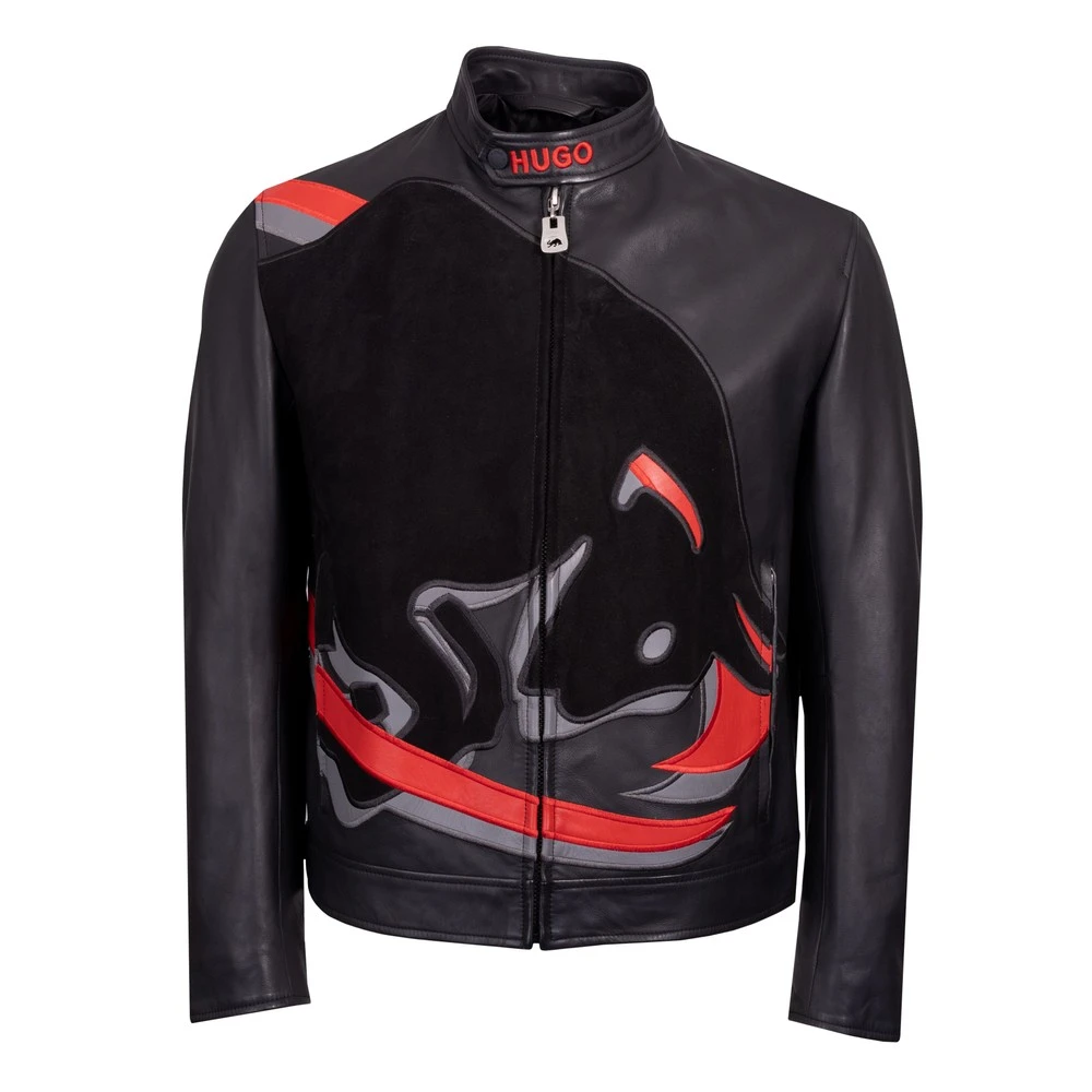 Laux Red Bull Leather Jacket