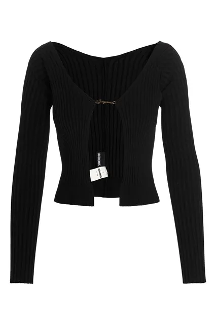 Le Maille Pralu Longue cardigan - Black
