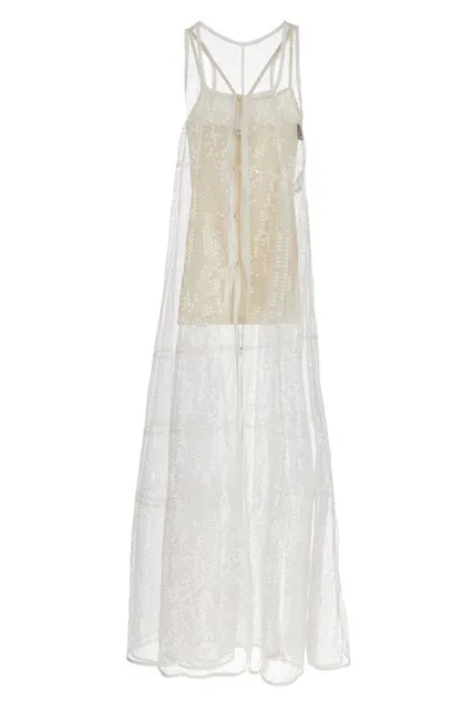 Le robe dentelle dress - White