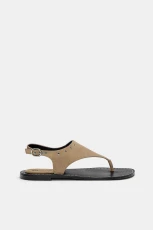 Leather Flat Sandals