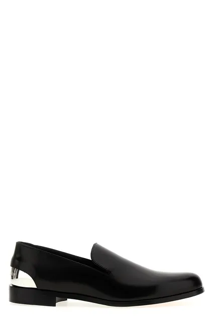 Leather loafers - Black
