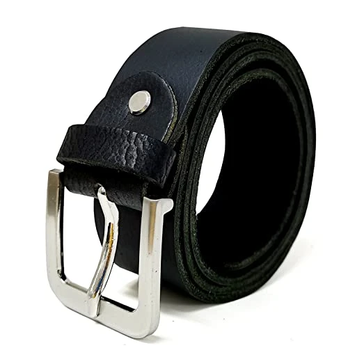 Leather Men's Belt Jeans Belt real Leather Belt 4 cm Wide Suit Belt shortenable Made in Germany