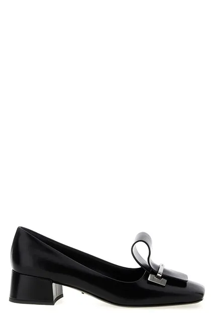 Leather pumps - Black
