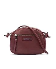 Leather shoulder bag DURANGO WHA, Garnet, One Size Leather shoulder bag DURANGO WHA, Garnet, One Size
