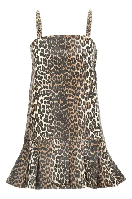 Leopard mini dress - Multicolor