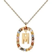 Letter Necklace - Letter M