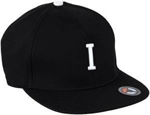 Letter Snapback I Baseball Cap, I Black, M/L Letter Snapback I Baseball Cap, I Black, M/L