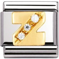 Letter Z Charm - Stainless Steel