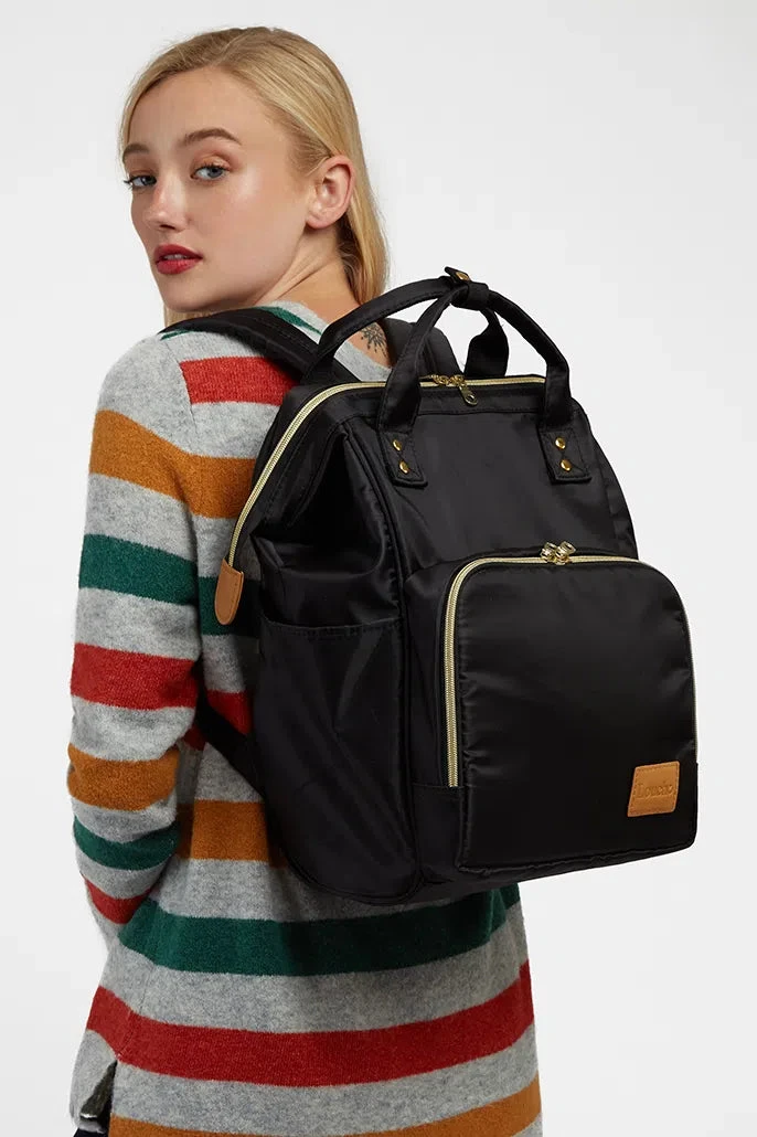 Lexi Framed Backpack - Black