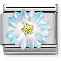 Light Blue Flower Charm