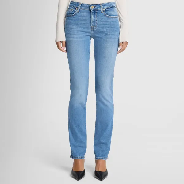Light Blue Kimmie Straight Leg Jeans - Blue