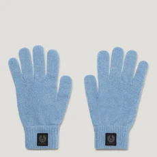 Light Blue Lambswool Dock Gloves