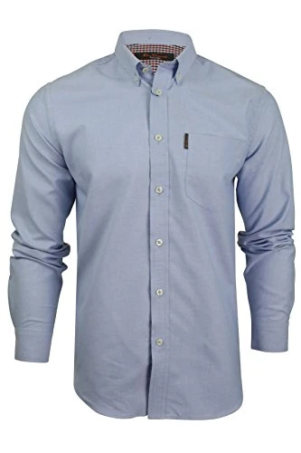 Light Blue Oxford Original Retro Button Down Long Sleeve Shirt L