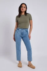 Light Mid Tanya Straight Leg Jean Lightmid /