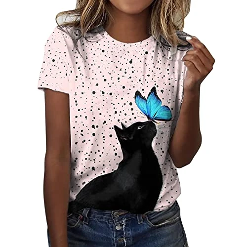 Lightning Deals of Today Long Tops to Wear with Leggings Ladies Tops Size 12 Push Up Black Top Summer Clothes Swimsuit Womens White Shirt White Top Warehouse Open Box Deals Clearance-H-M